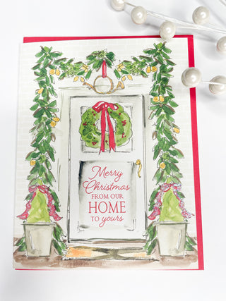 Holiday Front Door Card